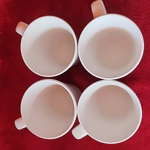 ☆Set of 4 Corelle Coordinates Stoneware. Shadow Iris Design. Coffee/Tea Mugs.☆ - Picture 4 of 8